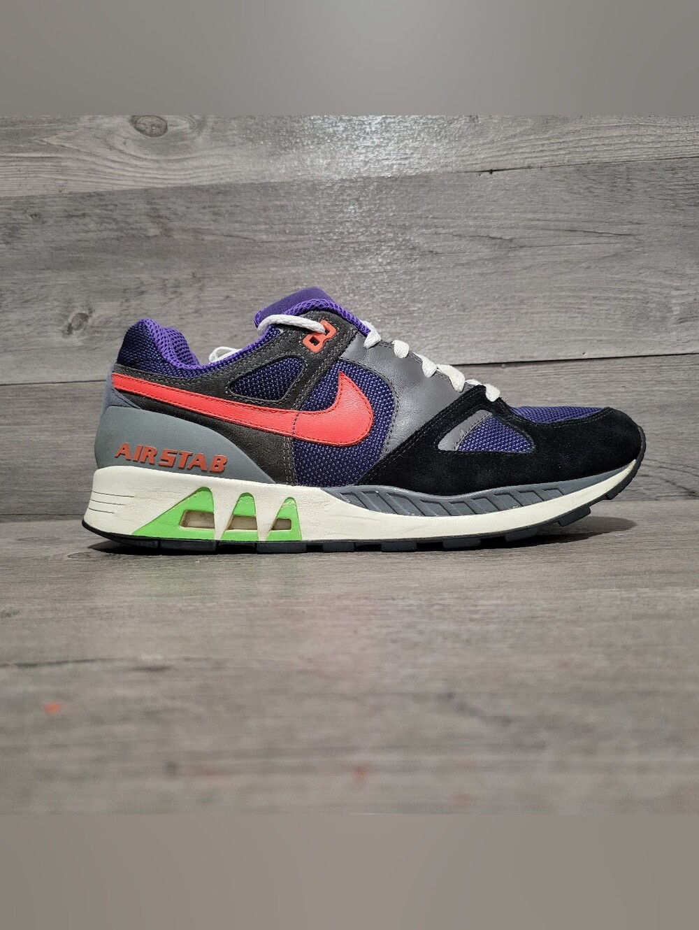 Nike Air Stab Premium Mens Size 11.5 Purple Ink Midnight Fog 313717 581